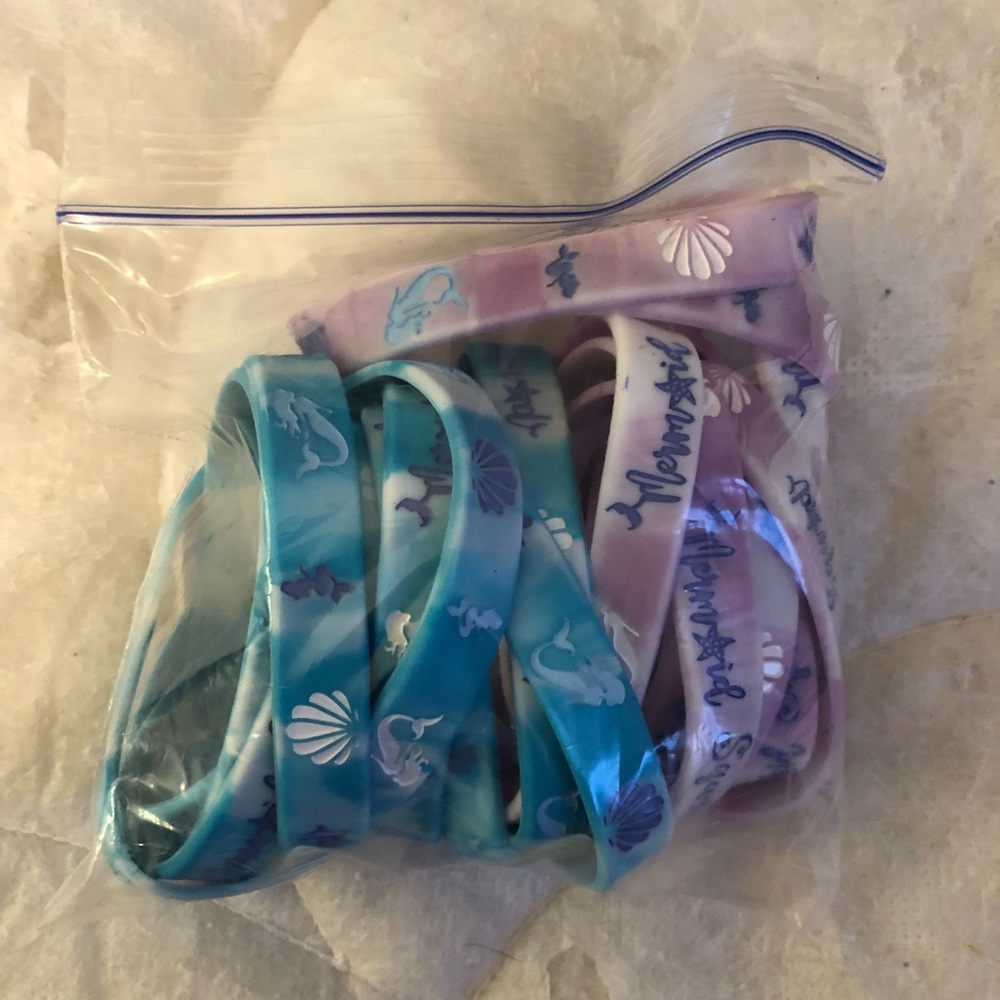 Mermaid wristbands/ party favors
